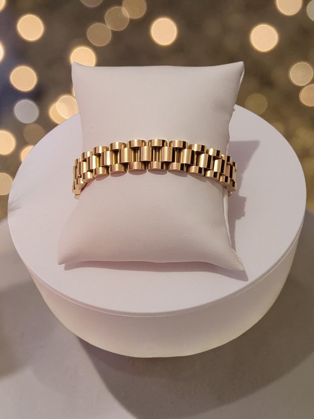 Plunder Private exclusive  Polished Gold-Tone Link Bracelet